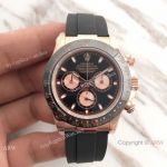 New Basel World Replica Rolex Daytona 116518LN Rose Gold Watch / AR Factory Daytona